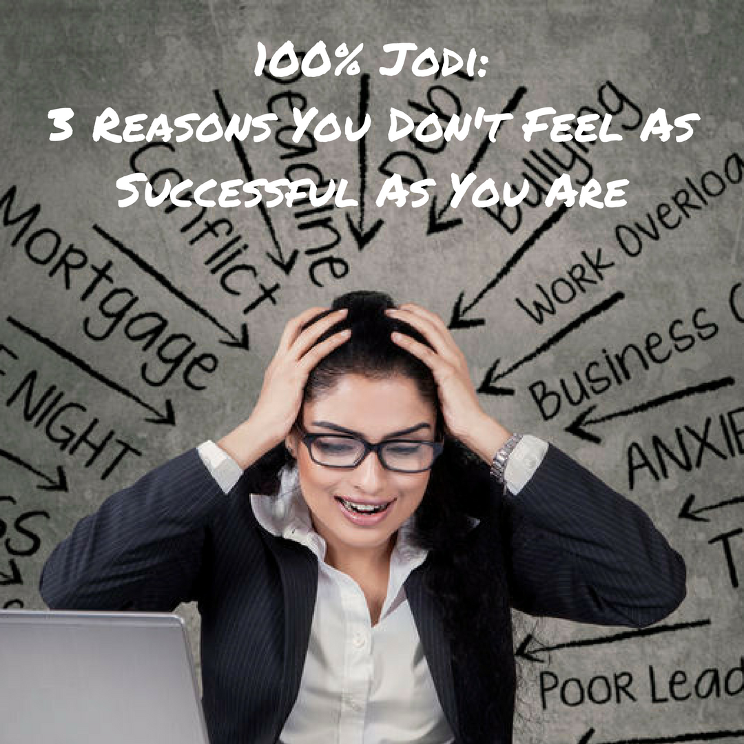 you don't feel successful