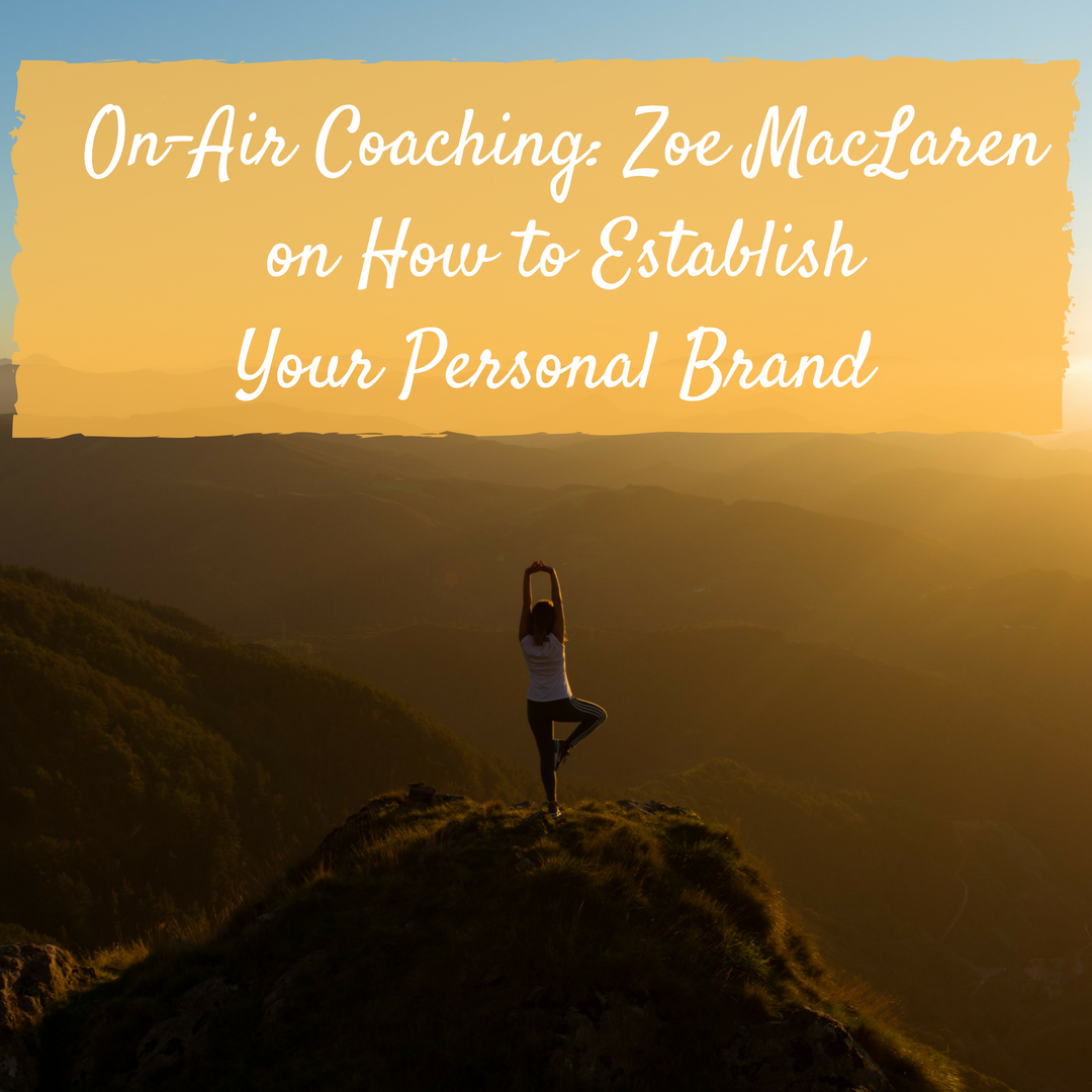 On-Air Coaching Zoe MacLaren